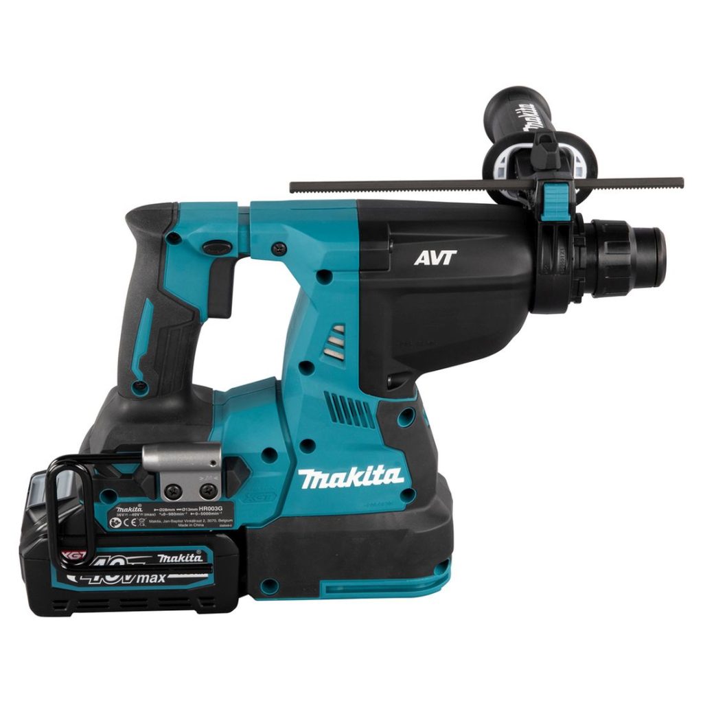 MAKITA Poravasara XGT. Kuvassa Poravasara XGT oikealta sivustapäin.