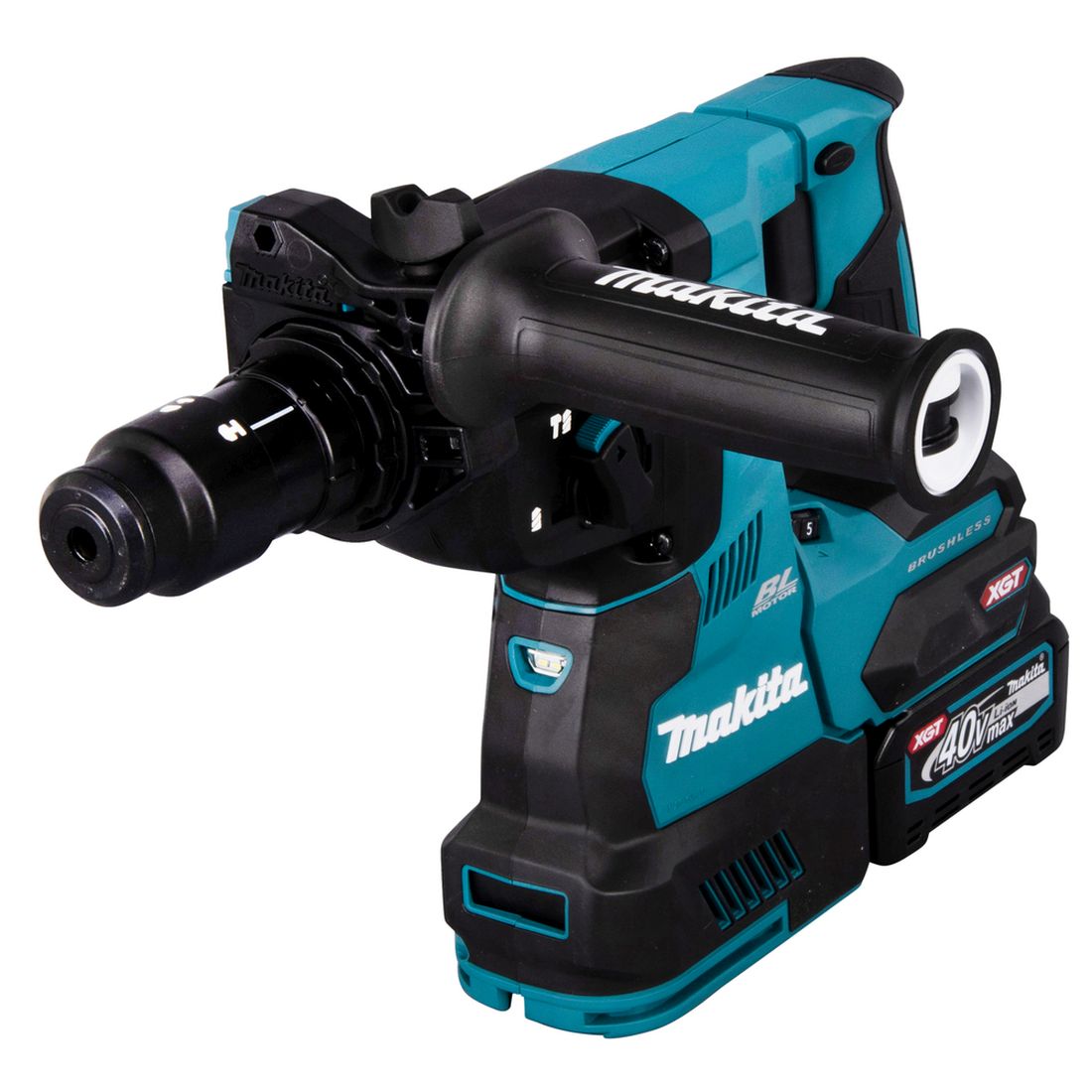 MAKITA Poravasara XGT. Kuvassa Poravasara XGT oikealta etuyläviistosta.