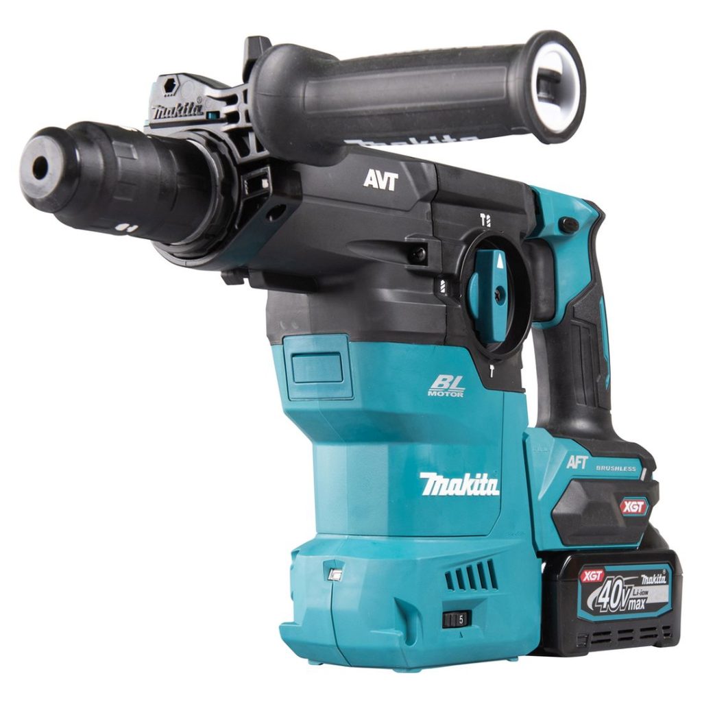 MAKITA Poravasara XGT. Kuvassa Poravasara XGT oikealta etuviistosta.