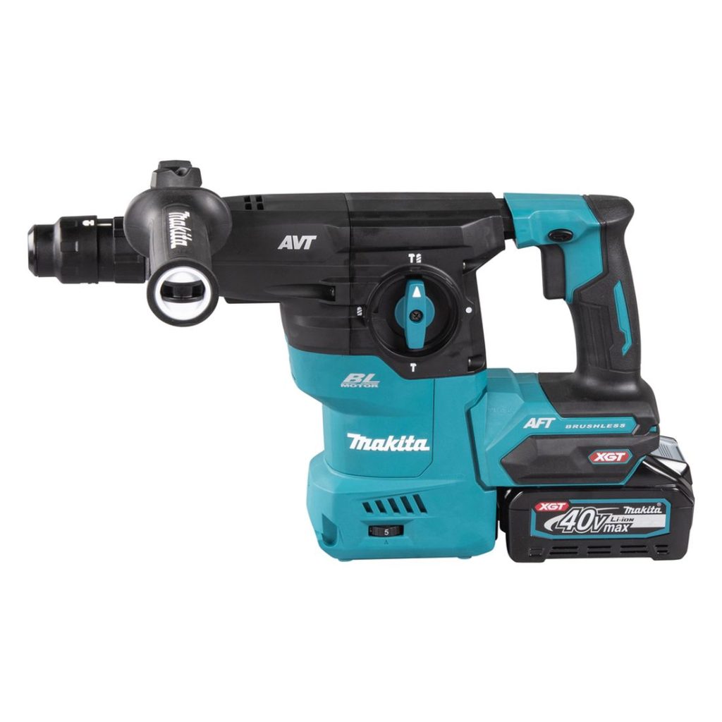 MAKITA Poravasara XGT. Kuvassa Poravasara XGT vasemmalta sivustapäin.