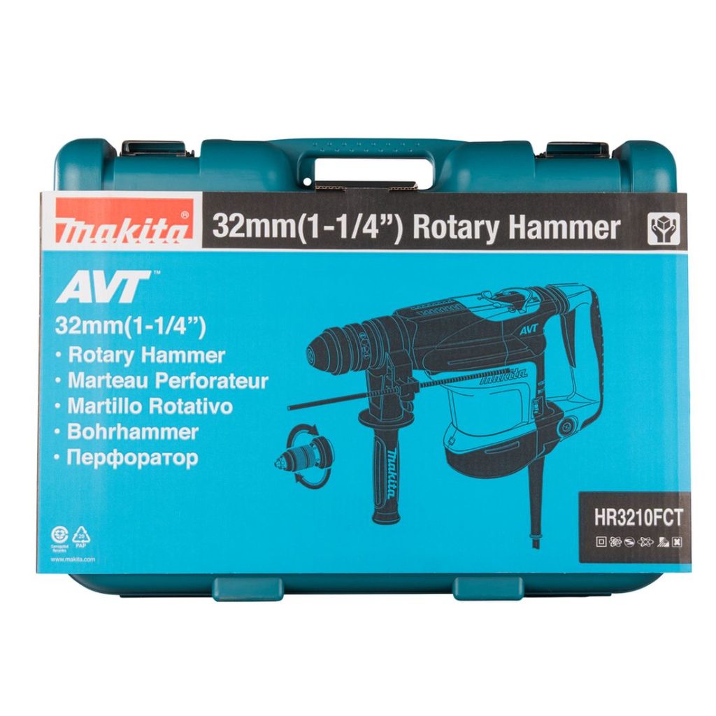 MAKITA Poravasara. Kuvassa Poravasaran salkku edestäpäin.