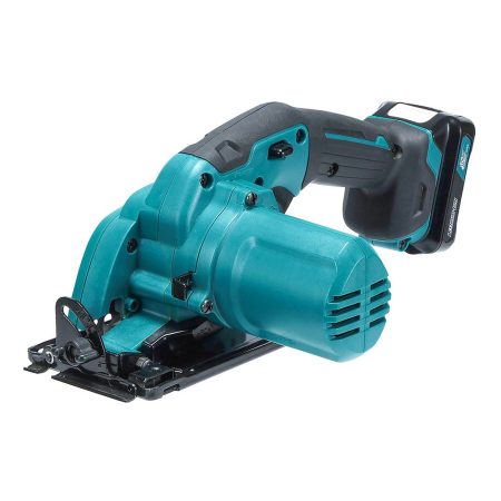 MAKITA Pyörösaha CXT. Kuvassa Pyörösaha CXT oikealta etuyläviistosta.