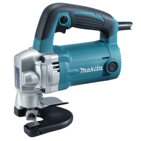 MAKITA Levyleikkuri. Kuvassa Levyleikkuri oikealta etuyläviistosta.