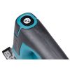 MAKITA Pistosaha CXT. Lähikuvassa pistosaha CXT:n terän pikalukitus.