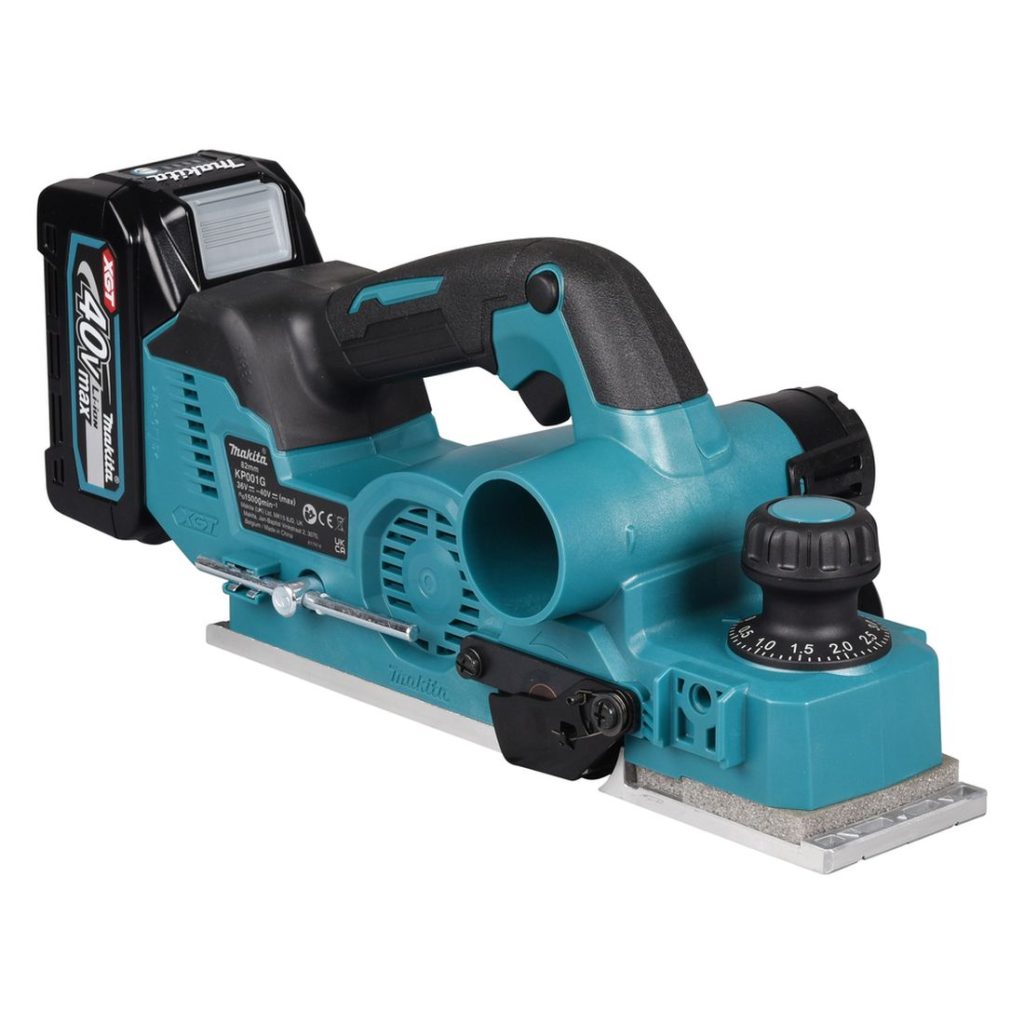 MAKITA Höylä XGT. Kuvassa Höylä XGT vasemmalta etuyläviistosta.