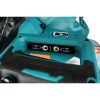 MAKITA Katkaisu- ja jiirisaha XGT. Lähikuvassa Katkaisu- ja jiirisaha XGT:n imuri- ja valokytkimet sekä Bluetooth etäkäynnistystoiminto.