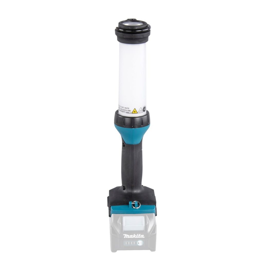 MAKITA LED-valaisin XGT. Kuvassa LED-valaisin XGT edestäpäin.