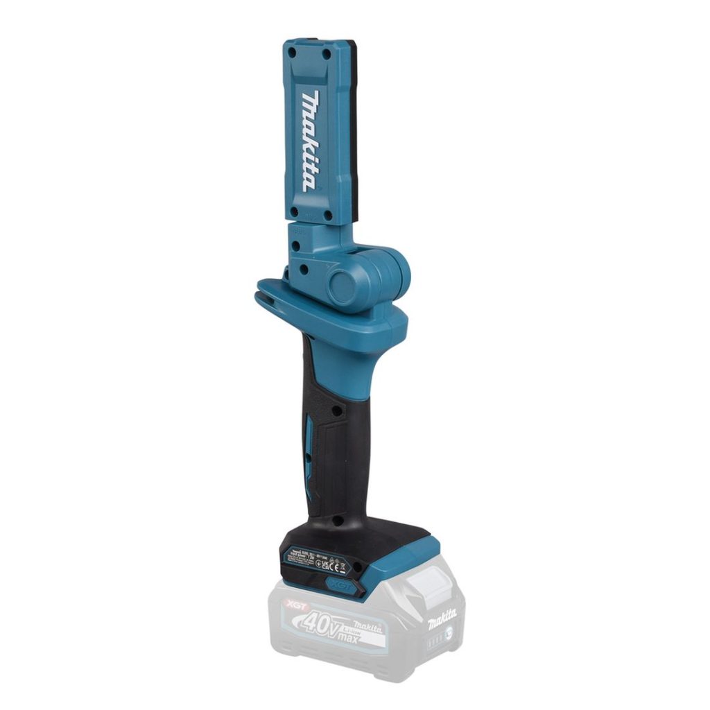 MAKITA LED-valaisin XGT. Kuvassa LED-valaisin XGT vasemmalta etuyläviistosta.