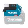 MAKITA LED-valaisin XGT. Kuvassa LED-valaisin XGT vasemmalta sivustapäin.