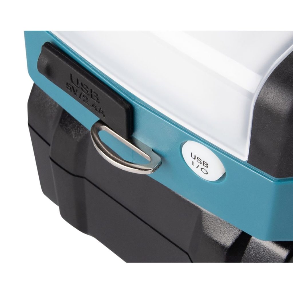 MAKITA LED-valaisin XGT. Lähikuvassa LED-valaisin XGT:n hihnalenkki.