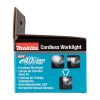 MAKITA LED-valaisin XGT. Kuvassa tuotteen myyntipakkaus sivustapäin.