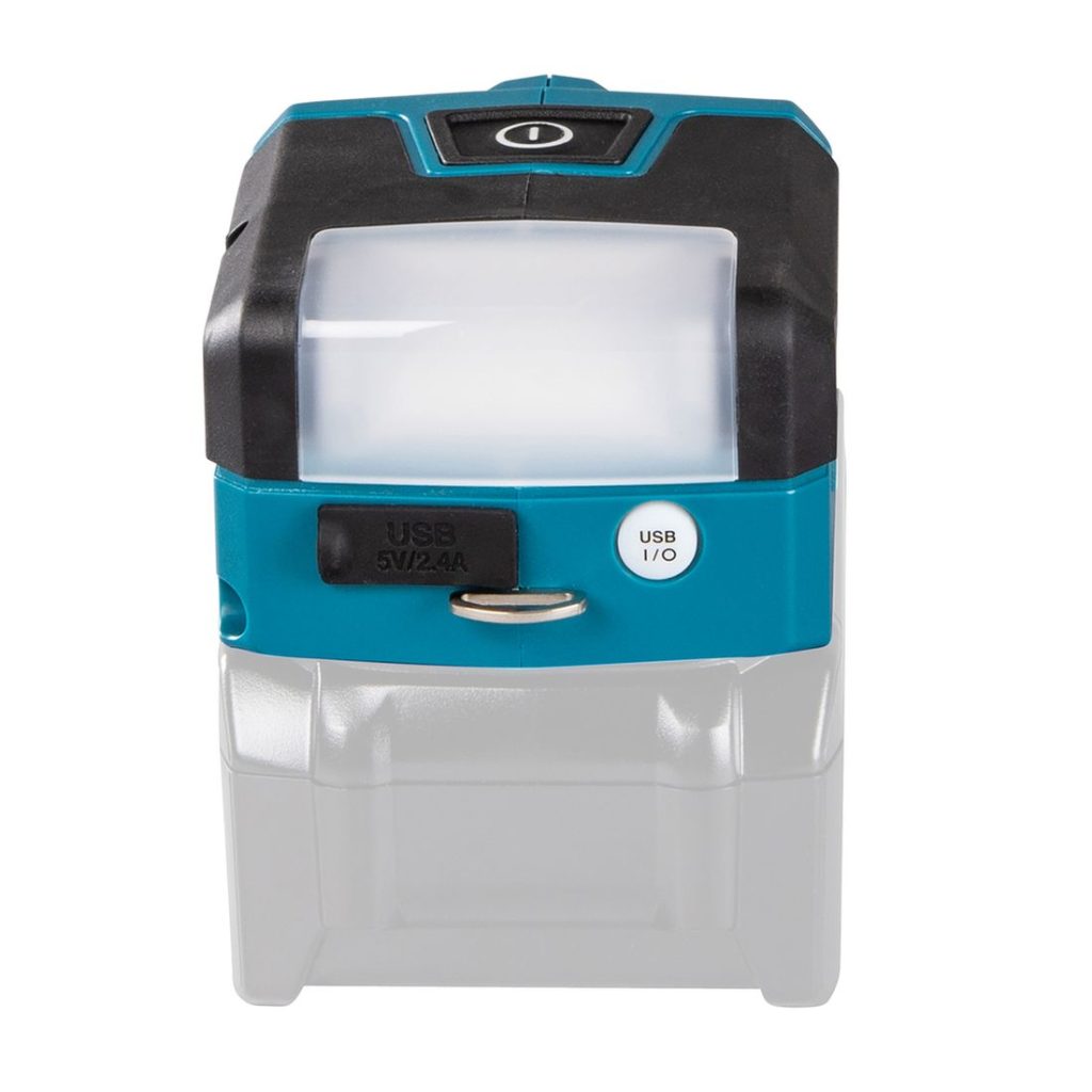 MAKITA LED-valaisin XGT. Kuvassa LED-valaisin XGT edestäpäin.
