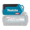 MAKITA LED-valaisin XGT. Kuvassa LED-valaisin XGT vasemmalta sivustapäin.