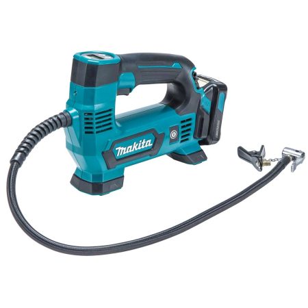 MAKITA Ilmapumppu CXT. Kuvassa Ilmapumppu CXT oikealta etuyläviistosta.