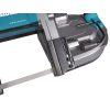 MAKITA Vannesaha XGT. Lähikuvassa Vannesaha XGT:n vannesahanterän kiinnitys.