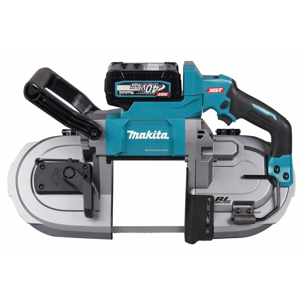 MAKITA Vannesaha XGT. Kuvassa Vannesaha XGT edestäpäin yläviistosta.