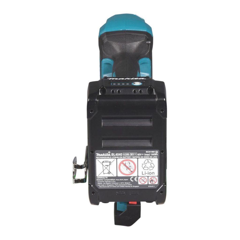 MAKITA Pinninaulain XGT. Kuvassa Pinninaulain XGT takaapäin.