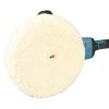 MAKITA Kiillotuskone XGT. Lähikuvassa Kiillotuskone XGT:n kiillotusmoppi.