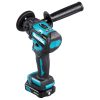MAKITA Hioma-/kiillotuskone CXT. Kuvassa Hioma-/kiillotuskone CXT vasemmalta takayläviistosta.