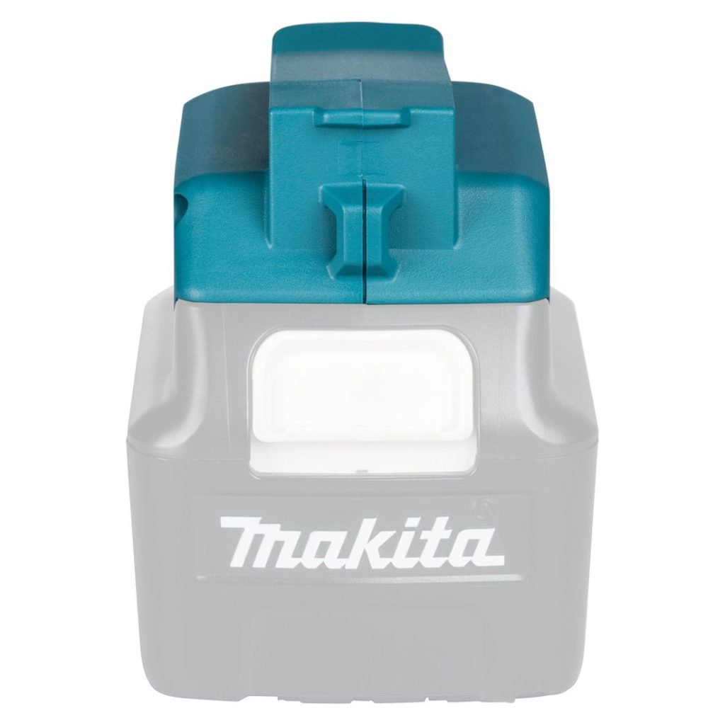 MAKITA Akkuadapteri CXT. Kuvassa Akkuadapteri CXT takaapäin.