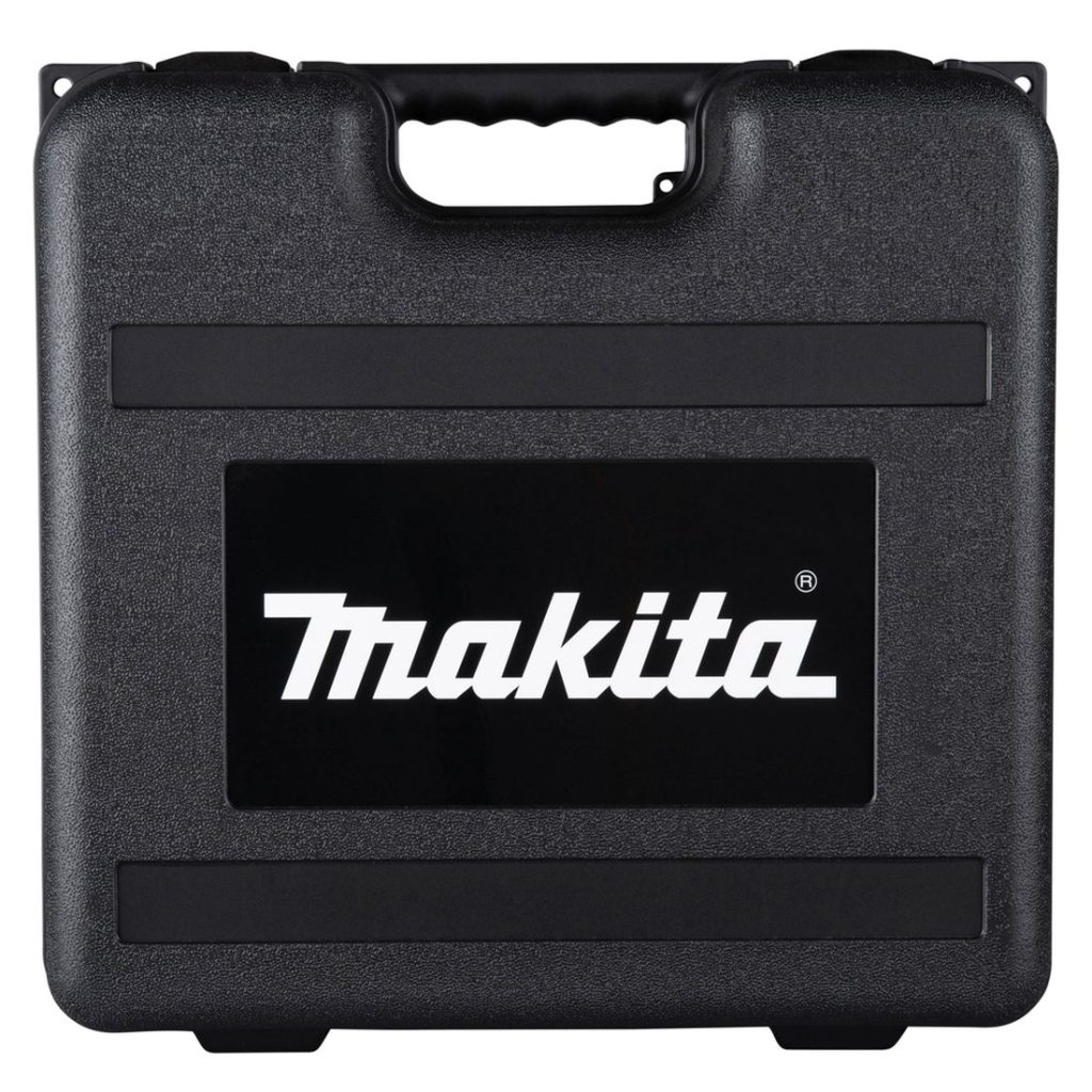 MAKITA Pyörivä laser. Kuvassa Pyörivä laserin salkku edestäpäin.