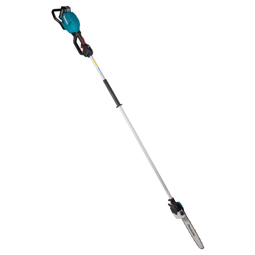 MAKITA Ketjusaha XGT. Kuvassa Ketjusaha XGT vasemmalta etuyläviistosta.