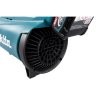MAKITA Puhallin XGT. Lähikuvassa Puhallin XGT:n tuulettimen suojakansi.