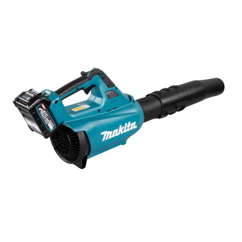 MAKITA Puhallin XGT. Kuvassa Puhallin XGT oikealta takayläviistosta.