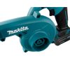 MAKITA Puhallin CXT. Lähikuvassa Puhallin CXT:n tuulettimen ilmanottoaukot.