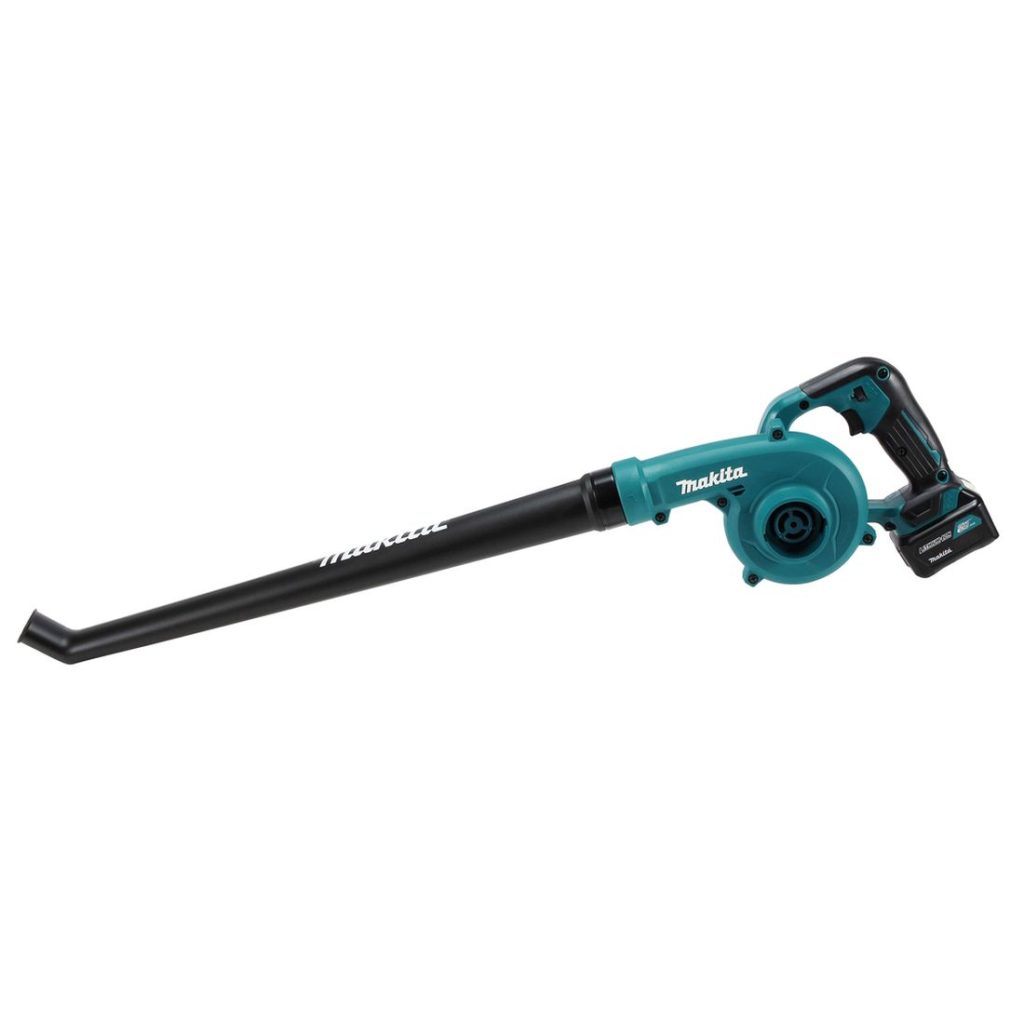 MAKITA Puhallin CXT. Kuvassa Puhallin CXT vasemmalta sivustapäin.