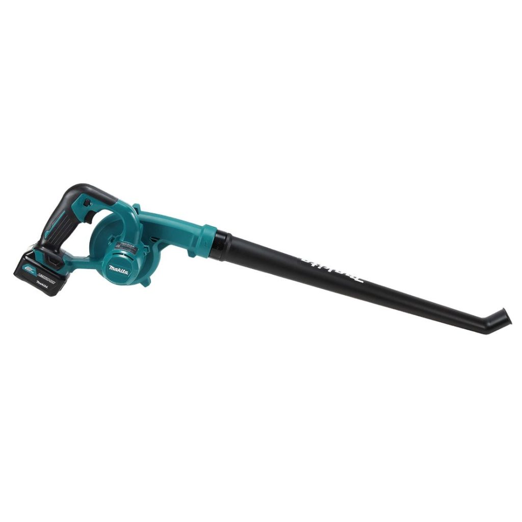 MAKITA Puhallin CXT. Kuvassa Puhallin CXT oikealta sivustapäin.