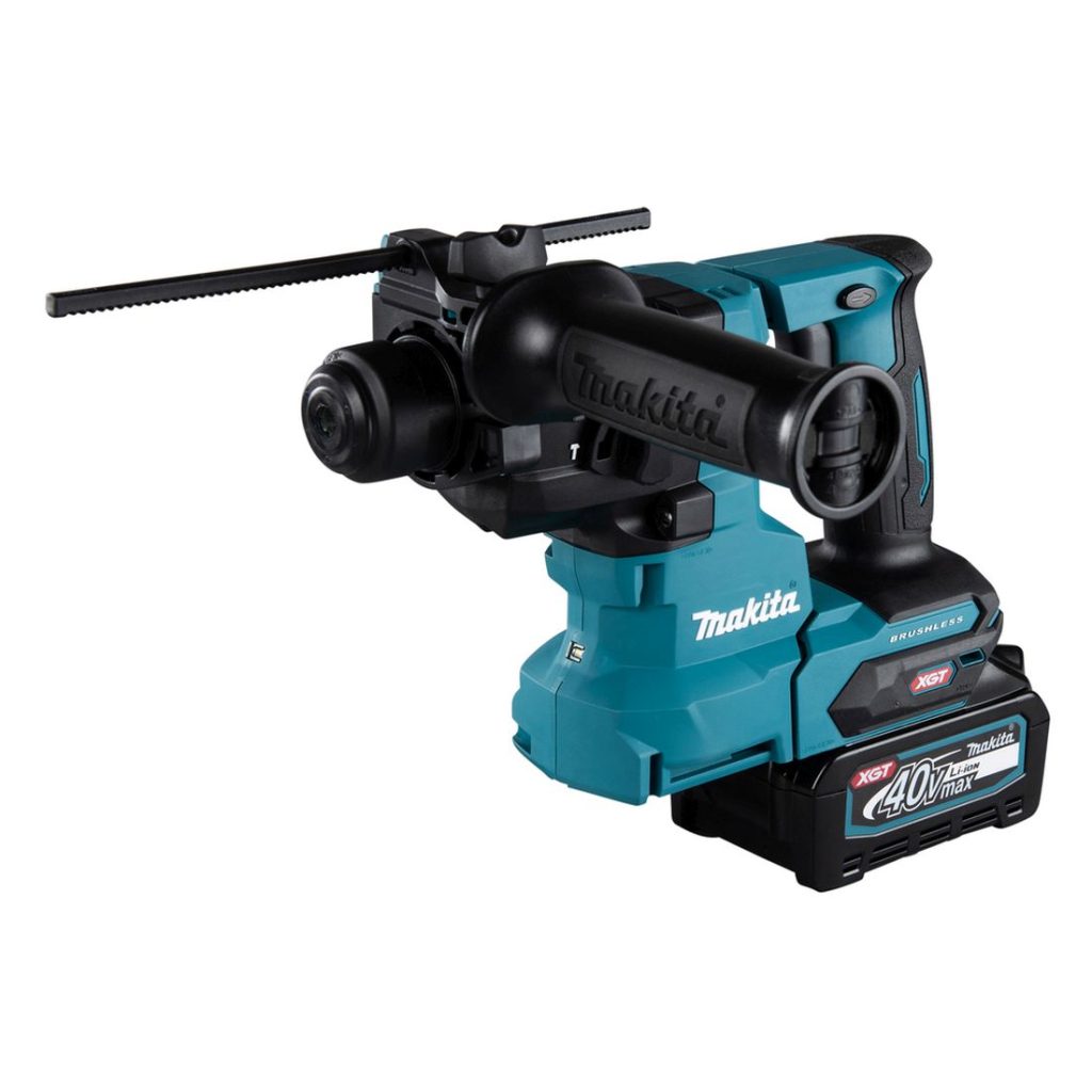 MAKITA Poravasara XGT. Kuvassa Poravasara XGT oikealta etuyläviistosta.