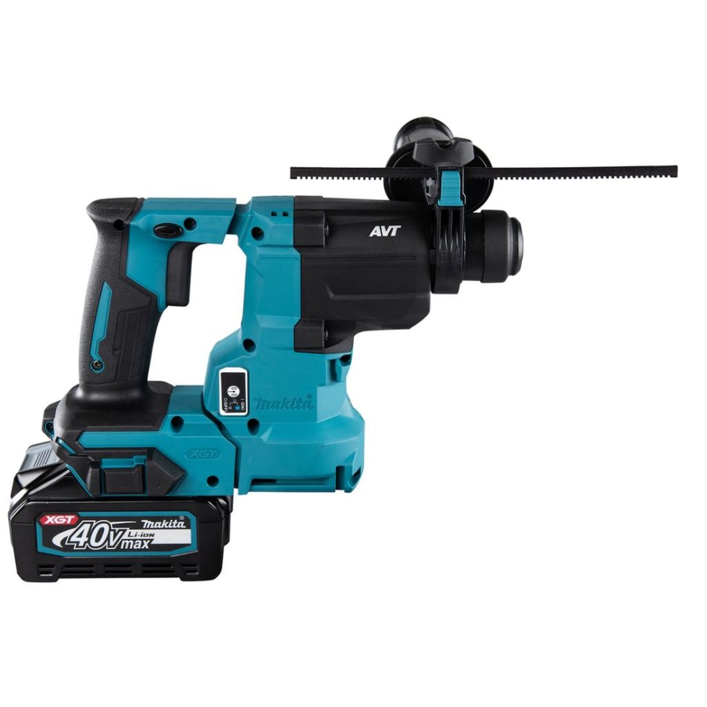 MAKITA Poravasara XGT. Kuvassa Poravasara XGT oikealta sivustapäin yläviistosta.