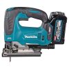 MAKITA Pistosaha XGT. Kuvassa Pistosaha XGT vasemmalta sivustapäin yläviistosta.