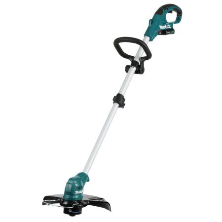 MAKITA Ruohotrimmeri CXT. Kuvassa Ruohotrimmeri CXT oikealta etuyläviistosta.