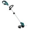 MAKITA Ruohotrimmeri CXT. Kuvassa Ruohotrimmeri CXT vasemmalta etuyläviistosta.