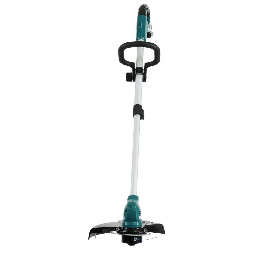 MAKITA Ruohotrimmeri CXT. Kuvassa Ruohotrimmeri CXT edestäpäin.