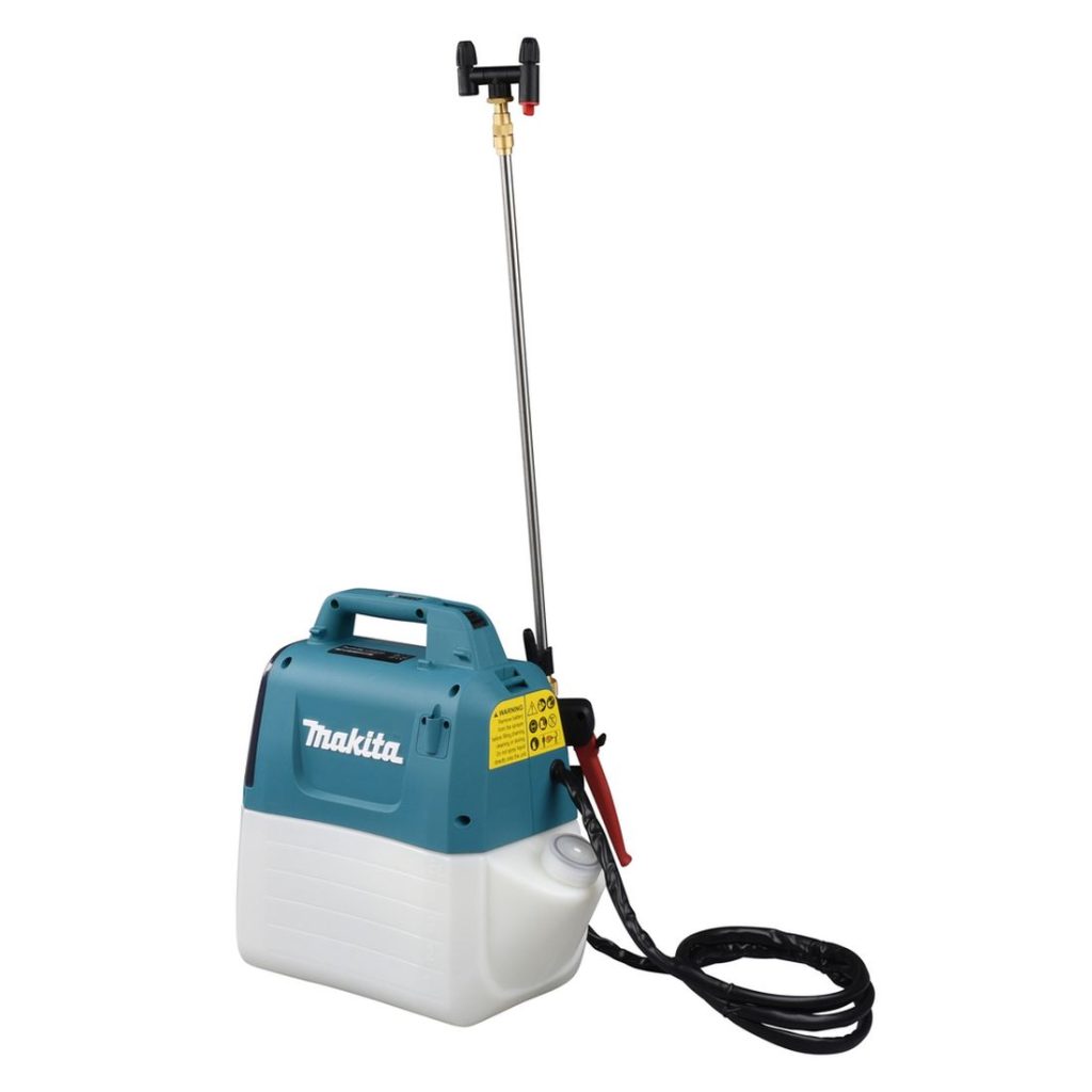 MAKITA Puutarharuisku CXT. Kuvassa Puutarharuisku CXT vasemmalta etuyläviistosta.