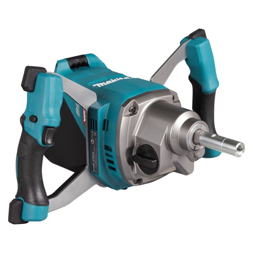 MAKITA Sekoituskone XGT. Kuvassa Sekoituskone XGT vasemmalta etuyläviistosta.