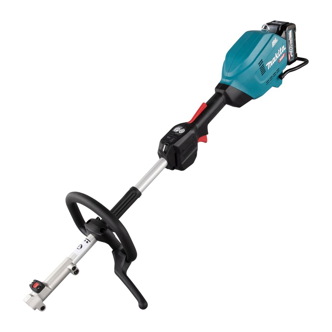 MAKITA Puutarhan monitoimikone XGT. Kuvassa Puutarhan monitoimikone XGT oikealta etuyläviistosta.