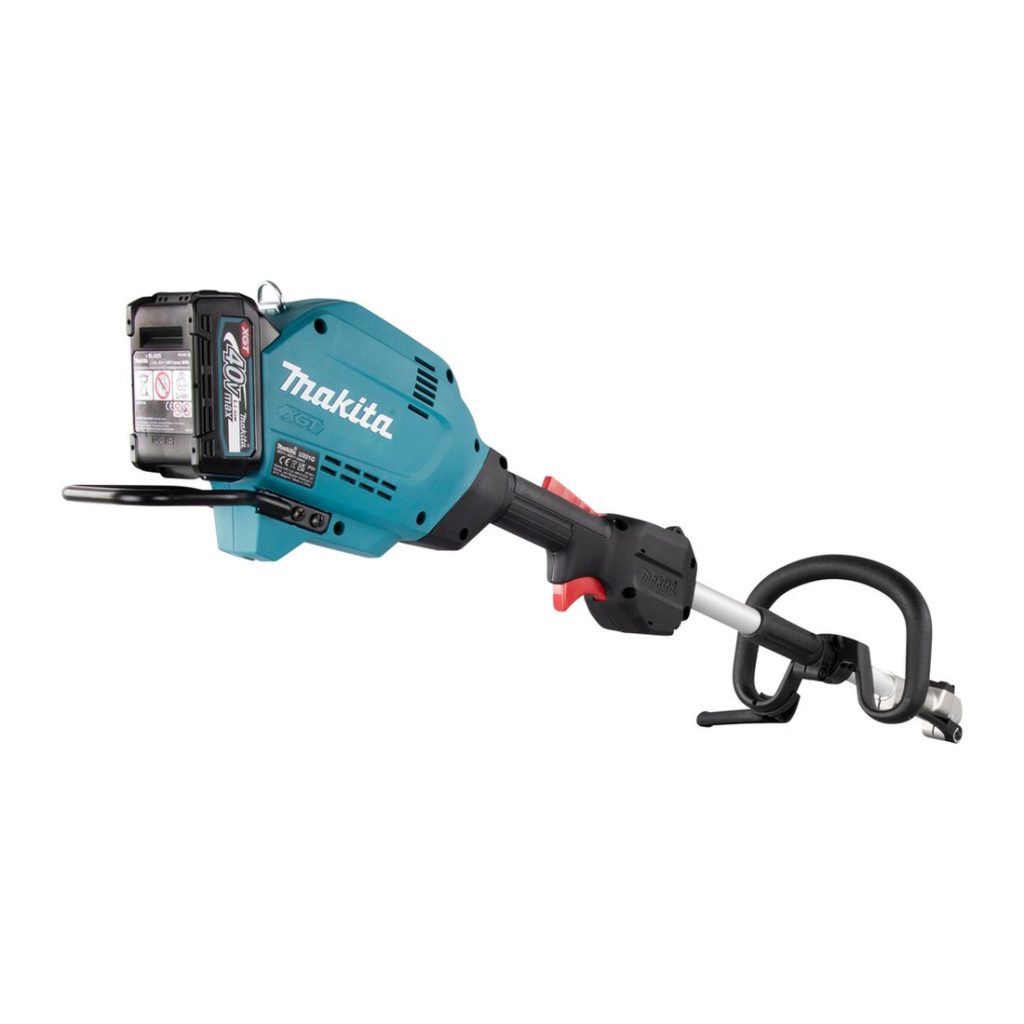 MAKITA Puutarhan monitoimikone XGT. Kuvassa Puutarhan monitoimikone XGT oikealta takayläviistosta.