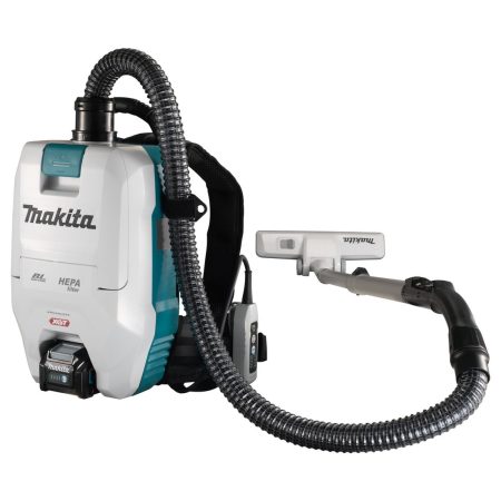 MAKITA Reppuimuri XGT. Kuvassa Reppuimuri XGT oikealta etuyläviistosta.
