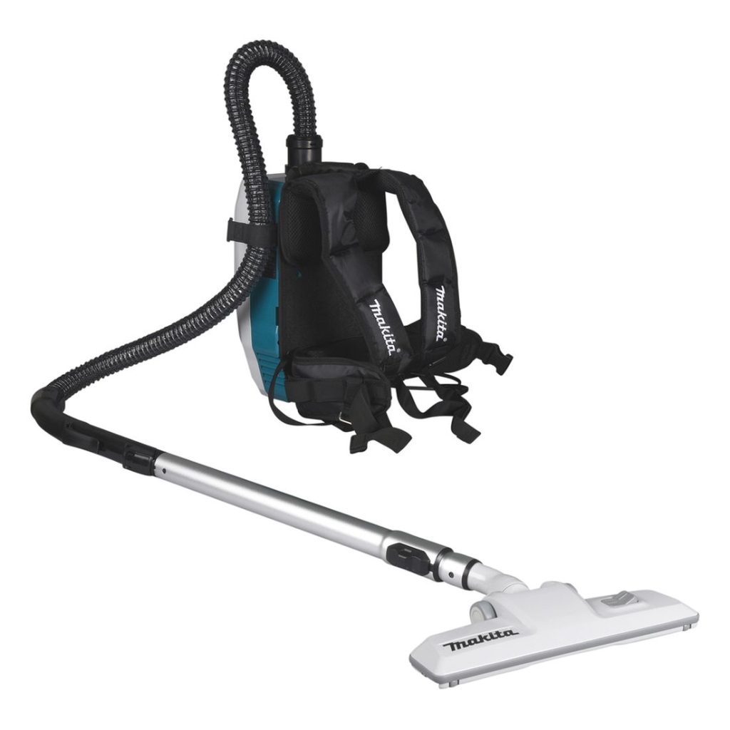 MAKITA Reppuimuri XGT. Kuvassa Reppuimuri XGT vasemmalta etuyläviistosta.