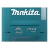 MAKITA Reppuimuri XGT. Lähikuvassa Reppuimuri XGT:n säiliön luukku kiinni.