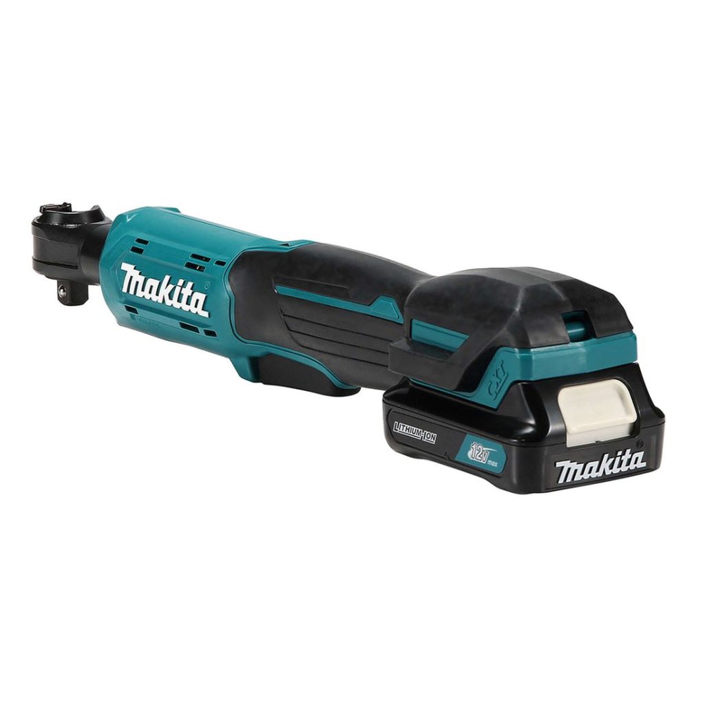 MAKITA Räikkäväännin CXT. Kuvassa Räikkäväännin CXT vasemmalta takaviistosta.