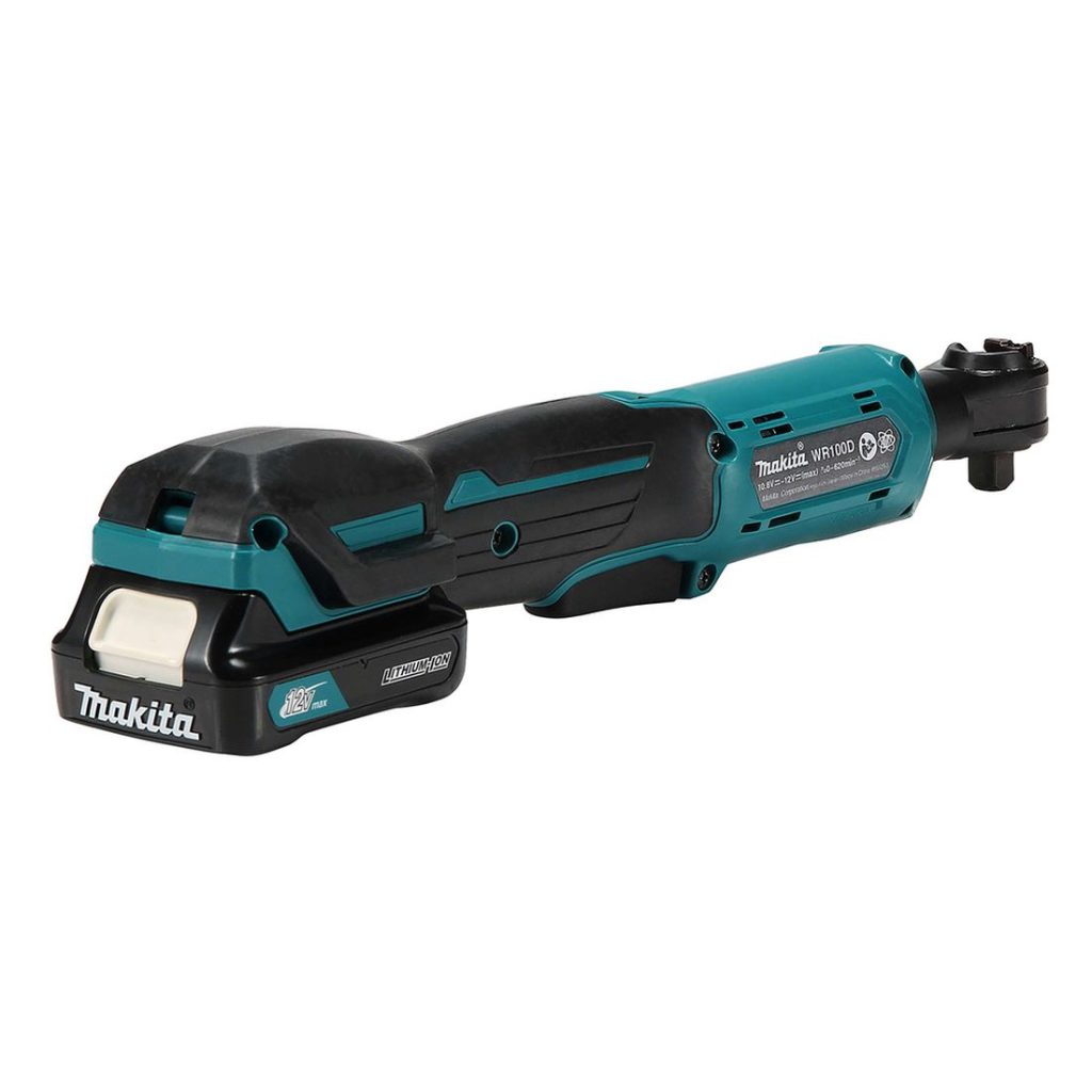 MAKITA Räikkäväännin CXT. Kuvassa Räikkäväännin CXT oikealta takaviistosta.