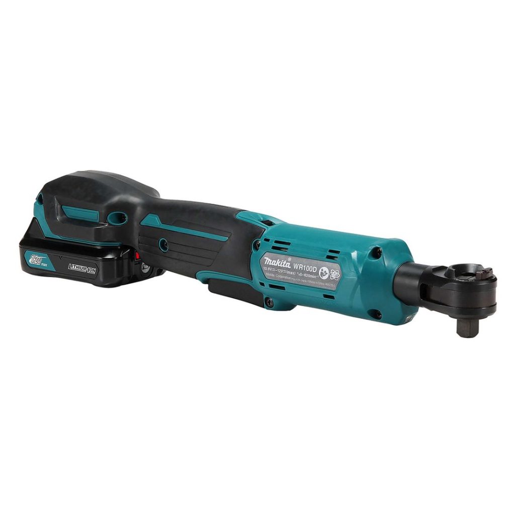 MAKITA Räikkäväännin CXT. Kuvassa Räikkäväännin CXT vasemmalta etuyläviistosta.