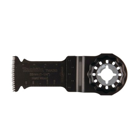 MAKITA Sahanterä, upotukseen, leveys 32mm. Kuvassa sahanterä ylhäältäpäin.