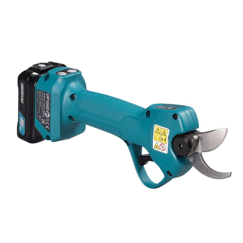 MAKITA Oksasakset CXT. Kuvassa Oksasakset CXT vasemmalta etuyläviistosta.