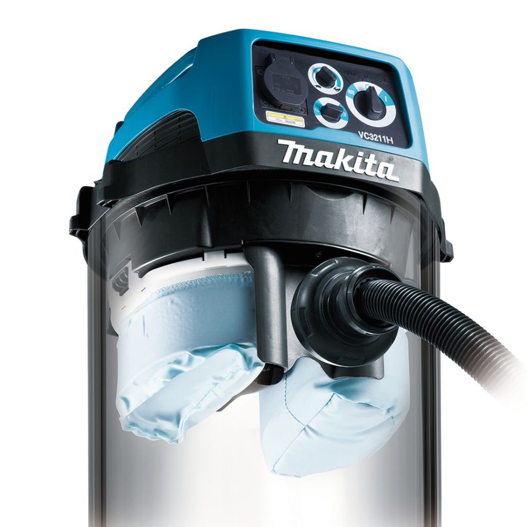 MAKITA Märkä / kuivaimuri. Havainnekuvassa Märkä / kuivaimurin säiliö.